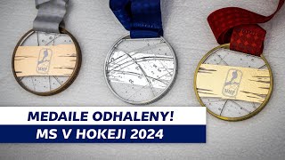 Medaile pro hokejové MS v Česku 2024 odhaleny [upl. by Pantia]