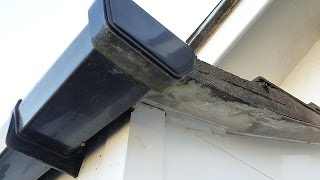 How to repair a leaking gutter [upl. by Ennayrb]