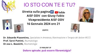 Dolore Spinale può essere fibromialgia [upl. by Ytirev772]