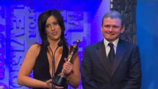 IFTA Winner 2008  The Podge amp Rodge Show Best Entertainment accpeted by Lucy Kennedy [upl. by Grayson]