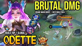 ODETTE BEST BUILD 2024  BUILD TOP ODETTE GAMEPLAY  MOBILE LEGENDS✓ [upl. by Euf]