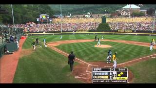 LLWS 2012  PetalumaTennessee US Championship Game [upl. by Alled]