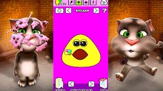 Talking Tom Vs Pou Android Gameplay [upl. by Fawna]