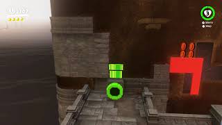 Super Mario Odyssey  Ruined Kingdom Moon 3 Roulette Tower Climbed [upl. by Riess382]