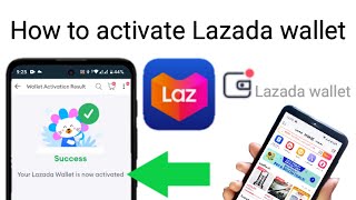 how to activate Lazada wallet  paano mag verify ng lazada wallet 2023 [upl. by Naanac]