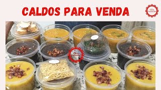 MINI CURSO DE CALDOS PARA VENDA 2022 Passo a passo produção congelamento e comercialização [upl. by Orpheus]