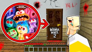 ¿Que hay DETRAS de la PUERTA SECRETA de INTENSAMENTE 2EXE en Minecraft 😨  2 Noobs vs Inside Out 2 [upl. by Anavoj504]