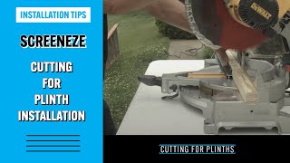 SCREENEZE®  Cutting for Plinths [upl. by Abigale]