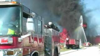 61610 Ship fire in Port of Tampa [upl. by Assenev452]