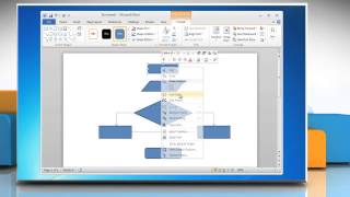 How to make a flow chart in Word 2007 2010  2013  2016 [upl. by Neersan22]