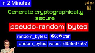 Coding cryptographically secure pseudorandom bytes using PHP  secure pseudorandom bytes PHP [upl. by Desiri]