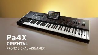 KORG Pa4X ORIENTAL  Professional Arranger for perfect Oriental Performance [upl. by Peacock868]