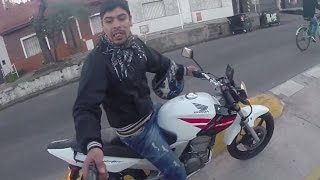 Attempted robbery at gunpoint caught on GoPro [upl. by Janna184]