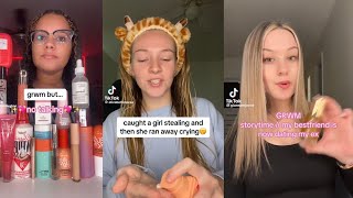 Grwm TikTok storytimes grwm notmine storytime tiktok nocopyrightmusic makeupstorytime [upl. by Irak]