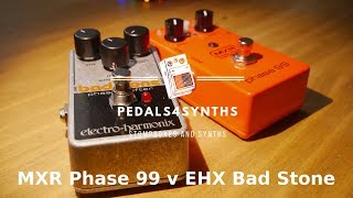 Pedals4Synths  Phaser Battle  EHX Bad Stone v MXR Phase 99 wSE02 [upl. by Arlie]