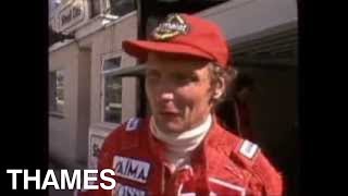 Grand Prix  Niki Lauda  Formula 1  Thames News  1985 [upl. by Tristam]