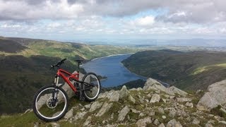 Nan Bield Pass Mountain Bike Descent [upl. by Assillem605]