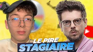 LE PIRE STAGIAIRE  LE YOUTUBEUR Parodie de gregguillotin [upl. by Sug961]