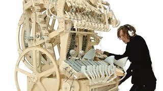 Wintergatan  Marble Machine music instrument using 2000 marbles [upl. by Naihs38]