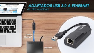 Adaptador USB 30 a puerto RJ45 de alta velocidad 506433 [upl. by Imis312]