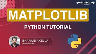 Matplotlib Python Tutorial  Matplotlib Tutorial  Python Tutorial  Great Learning [upl. by Dub]