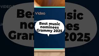 Best music nominees I Grammy awards 2025 I Taylor Swift I Beyoncé [upl. by Einalem]