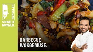 Schnelles BarbecueWokgemüse Rezept von Steffen Henssler [upl. by Meyers377]