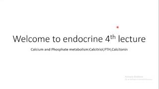 Calcium and phosphate metabolism [upl. by Eihctir]