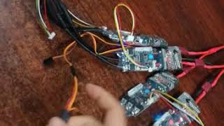 Maytech 4pcs VESC to control 4pcs hub motors it is so cool [upl. by Leacock]