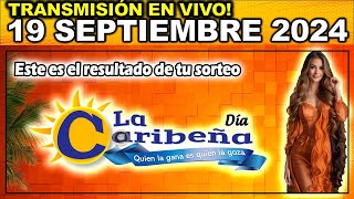 Resultado CARIBEÑA DIA JUEVES 19 de septiembre de 2024 chance caribeñadia [upl. by Zobias950]