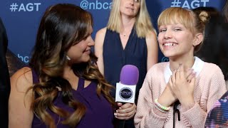 Grace VanderWaal Americas Got Talent Interview [upl. by Handy]