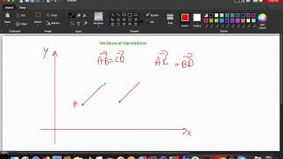 Maths 1ère année lycée maths Vecteurs et translations cours [upl. by Dorice]