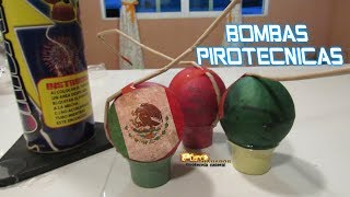 QUEMANDO BOMBAS PIROTECNICAS MEXICANAS HD [upl. by Britt]