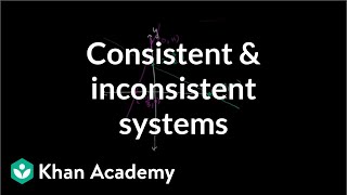 Consistent and inconsistent systems  Algebra II  Khan Academy [upl. by Katharyn62]