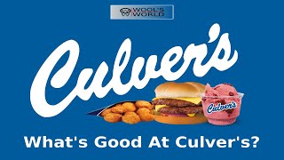 Culvers  Whats Good at Culvers [upl. by Waylan]