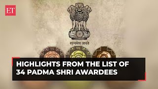 Highlights from some of the 2024 Padma awardees List [upl. by Lamberto]