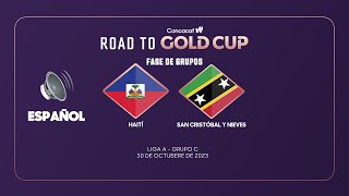 Haití vs San Cristóbal y Nieves  Clasificatoria Copa Oro Concacaf W 2024 [upl. by Renie]