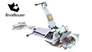 Lego Star Wars 75050 BWing  Lego Speed Build [upl. by Ynej550]