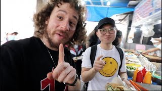 UN DÍA CON LUISITO COMUNICA PROBANDO COMIDA BARATA [upl. by Anuahsar]