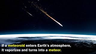 What is an asteroid meteor meteoroid and meteorite [upl. by Bolling]