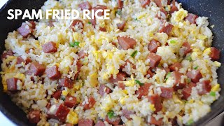 EASY LUNCHEON MEAT FRIED RICE RECIPE SPAM FRIED RICE [upl. by Husein]