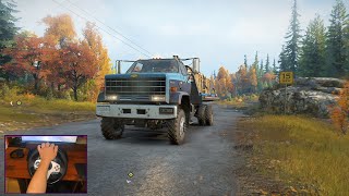 transporting the Consumables in Black River snowrunner [upl. by Aredna]