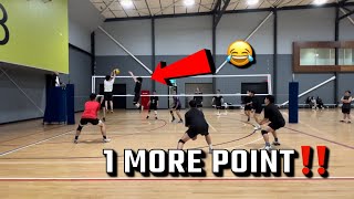 We were THIS CLOSE to WINNING it 🥲 Gock Cobblers vs HUNG  Mullum Mullum Volleyball Socials [upl. by Hittel442]