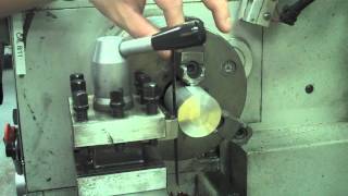 Centering a lathe tool [upl. by Yahska964]