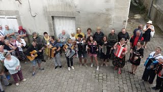 Festival accordéon LESTERPS juillet 2023 Aubade dans les rues du village [upl. by Tikna]