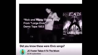 Rick and Morty theme was originally a Elvis song [upl. by Cavan]