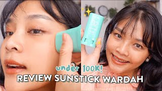 paling direquest REVIEW SUN STICK WARDAH harganya under 100K  RIRIEPRAMS [upl. by Naarah]