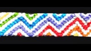 TUTO Bracelet Brésilien Zig Zag 12 fils avancé [upl. by Ladnik]