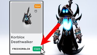 NEW KORBLOX DEATHWALKER 🤩 FREE KORBLOX CODES [upl. by Alius947]