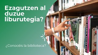 Liburutegia ezagutza eta askatasuna da lotura soziala bultzatzen duen kulturaren motorra [upl. by Enorel914]